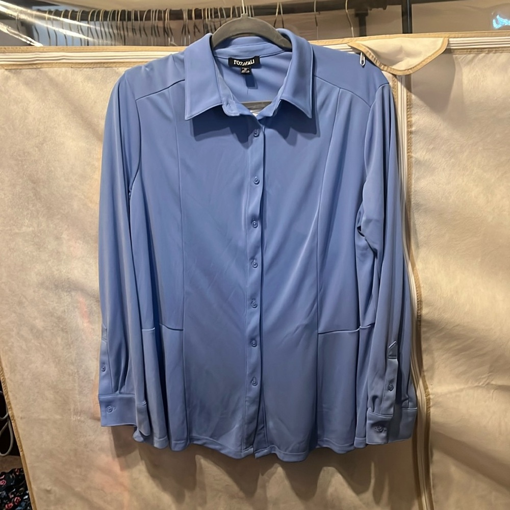 Roz & Ali peplum dress blouse